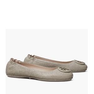 Tory Burch | Minnie travel ballet flats in razza stone